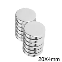 20x4mm Permanent Round Magnets 20mm X 4mm Neodymium Magnet N35 20x4mm Strong Magnets 20*4 Powerful Magnetic Magnets