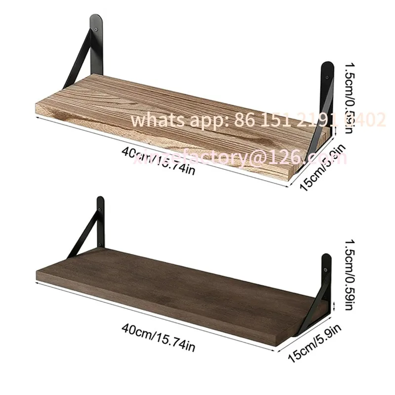 Customizable Floating Shelves for Wall,Bookshelves,Wall Mounted Wood Shelf for Living Room, Bathroom