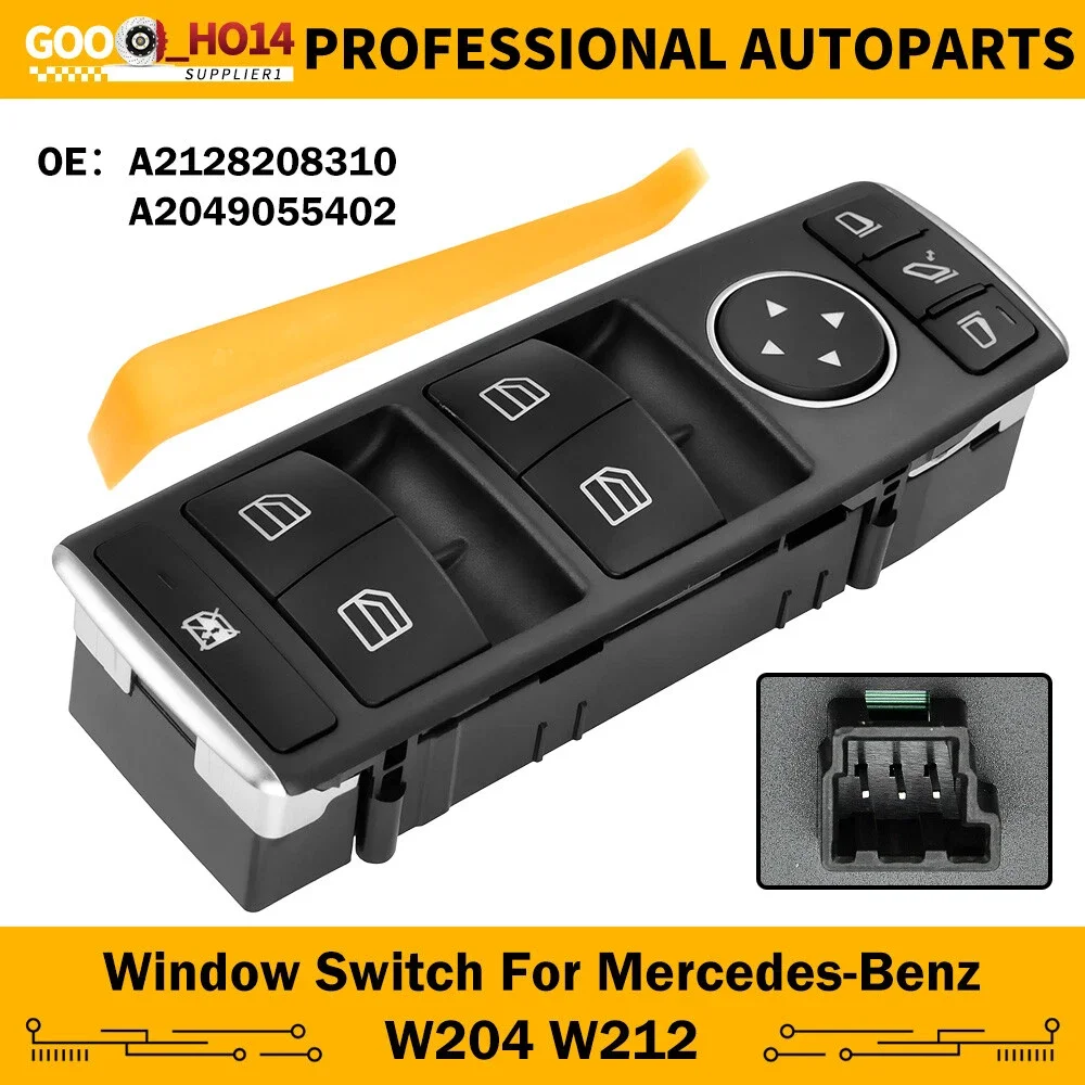Lève-vitre électrique pour interrupteur de commande principal pour Mercedes Benz W204 W212 C300 E350 E550
