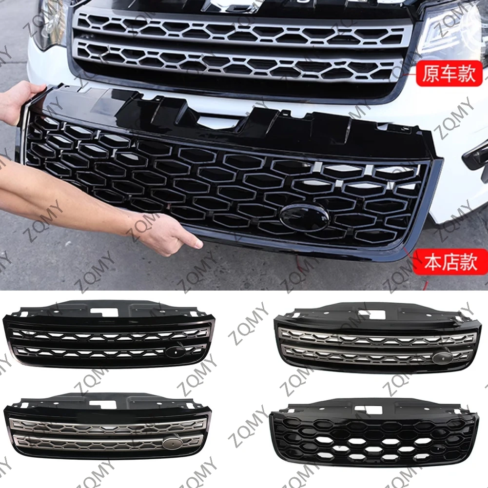 

Car Front Bumper Grill Air Intake Radiator Grille For Land Rover Discovery 5 2017 2018 2019 2020 2021