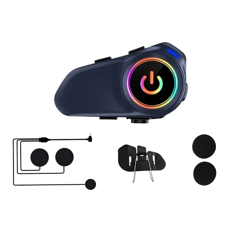 

For Motorbike Rider Compatible Motorcycle Helmet Headset Upgraded Wireless BT5.3 Earphone Handsfree Mic Headphone Music Player