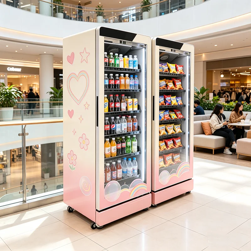 Commercial Bean to Cup Coffee Vending Machine Cashless QR Code Payment