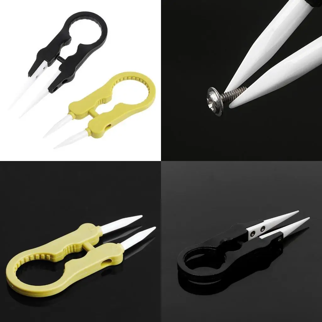 

R9UF Multifunctional Steam Ceramic Insulation for Head Tweezers Forceps Black