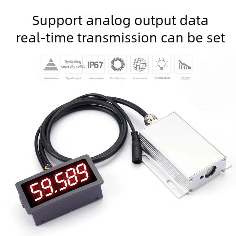 Picture 6: The Analog Quantity Of The Laser Distance Sensor Is Equipped With A Display Screen Which Shows The Real-Time Data Output