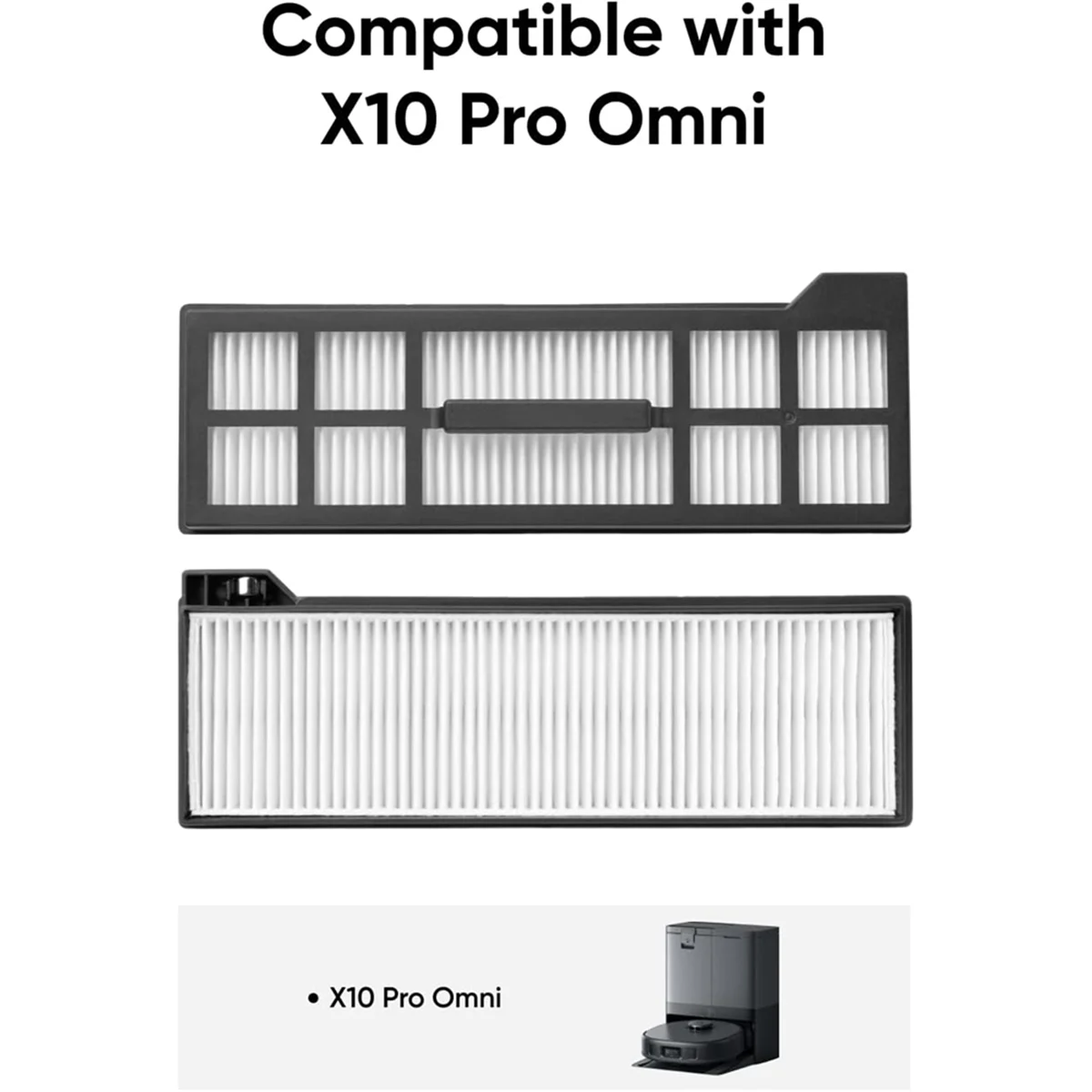 

Top-rFor Eufy X10 Pro Omni Replacement Parts Accessories Hepa Filter Mop Cloth Dust