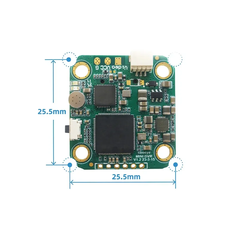 COOAI COOEYE BAYCK MINI DVR 5V-30V يدعم 512G MAX Micro SD PAL/NTSC/AHD720P (25/30/60fps) وحدة فيديو الكاميرا لأجزاء FPV RC #3