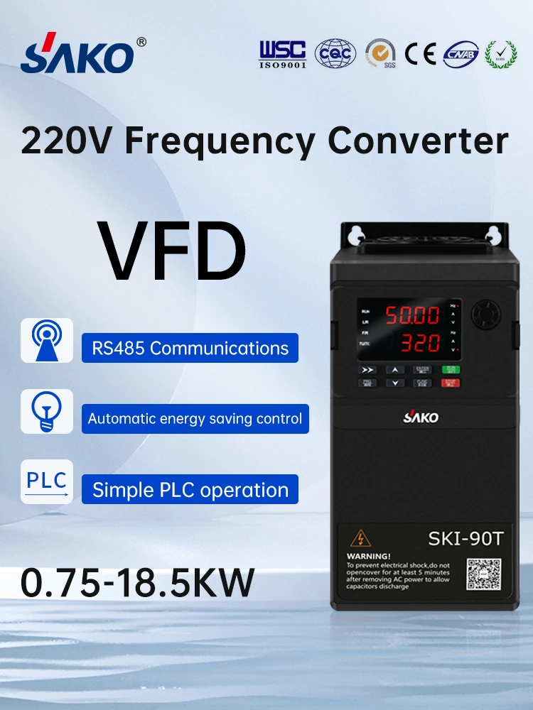 

VFD 220v conversion voltage 380v 0.75kw 1.5kw 2.2kw 4kw 5.5kw 7.5kw 11kw 15kw 18.5kw motor speed regulating frequency Drive conv