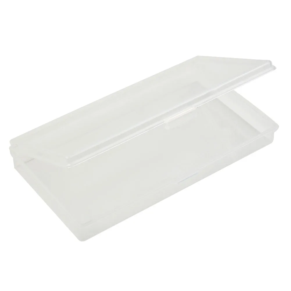 Transparent Plastic Storage Box Screw Holder Case Organizer Component Box  Earrings Rings Beads Collecting Home Organizer