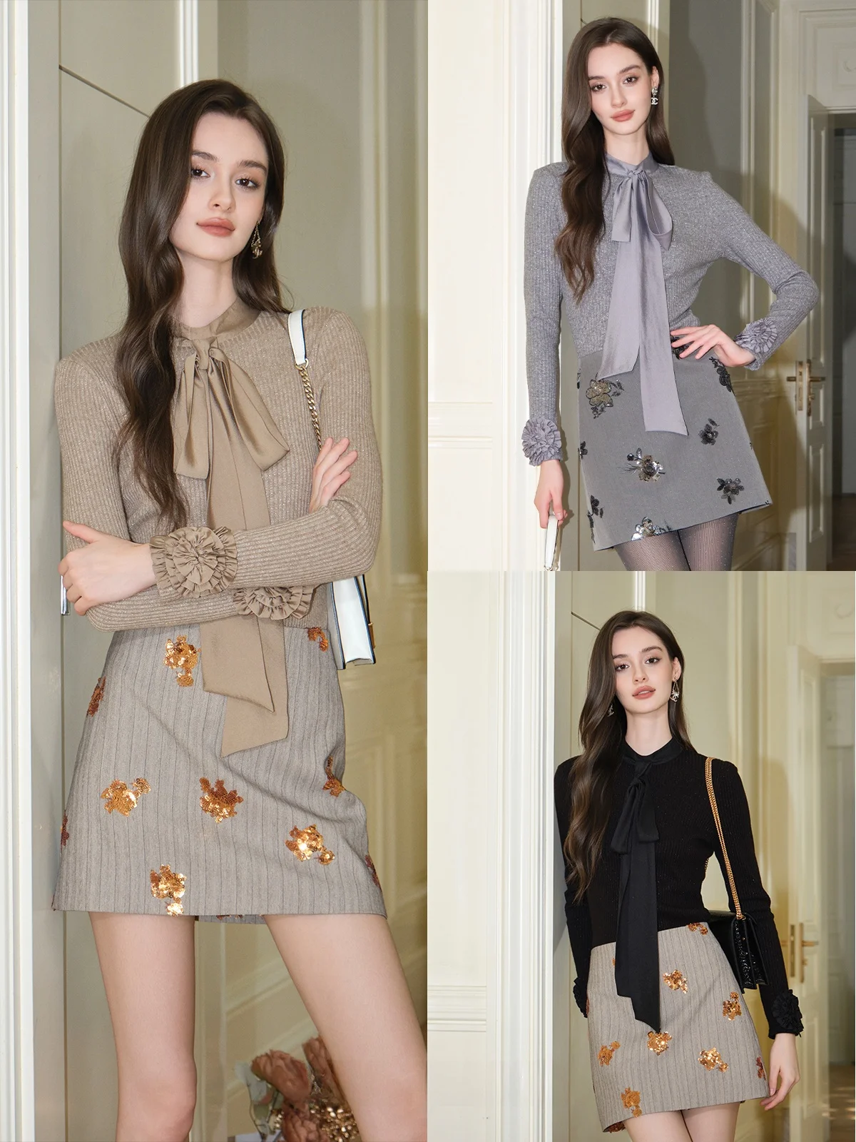 

KeaJiang Cotton Knitted Base irt Elastic Slim Fit Casual Sle Inner Wear High Quali Commute Design Faionable Versatile