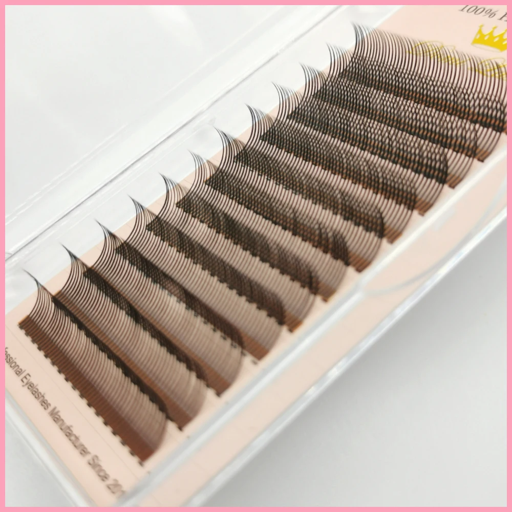 5D Individual Lashes Matt Black Natural False Eyelashes 12 Rows Easy Fan Classic volume Lashes Mink Soft Fairy Eyelashes Makeup