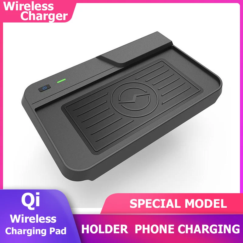 

Car Charging Plate Wireless Charger 15W Panel Station Pad Phone Fast Charger Accessories For Honda CRV CR-V 2017 2018 2019
