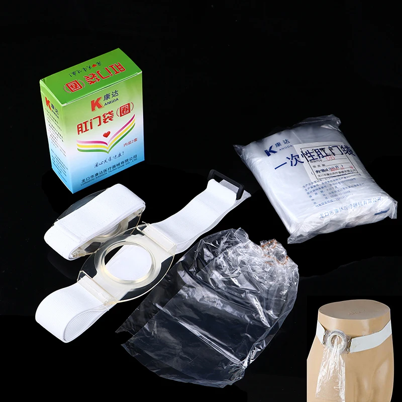 100Pcs Colostomy Bags Ostomy Belt Drainable Urostomy Bag Disposable Ileostomy Pouch Bag Care For Ostomy Patients Urostomy Bag