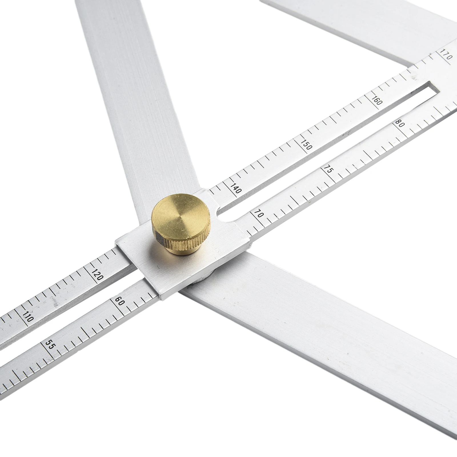

Protractor Square Protractor Silver Stainless Steel 1 Pc 17.1cm Gauge Measurements Multi-Angle Ceiling Foldable