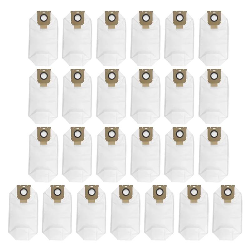 Bolsas de polvo de repuesto para estación Dreame Z10/Z20/Z30, Kit de 25 uds para accesorios para aspiradoras