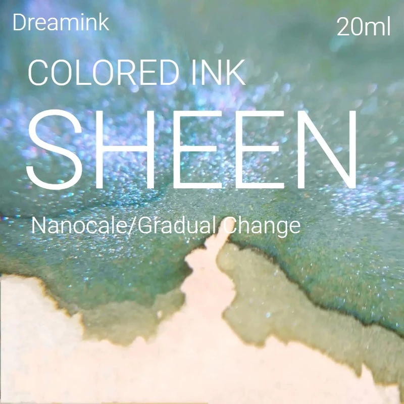 

Dreamink 60 Colors 20ml Sheen Fountain Pen Ink Non-Carbon Art School Supplies Stationery For JINHAO Hongdian For Glass Dip Pen