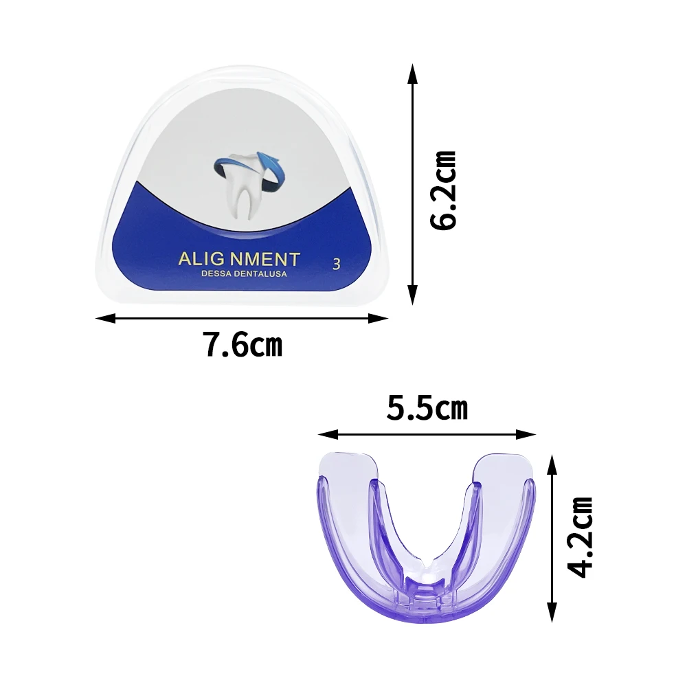 1Pcs Korektor zębów Trener ortodontyczny zębów Fałszywe aparaty Trener do wyrównywania zębów dla dorosłych Ochraniacz zębów Narzędzia do pielęgnacji