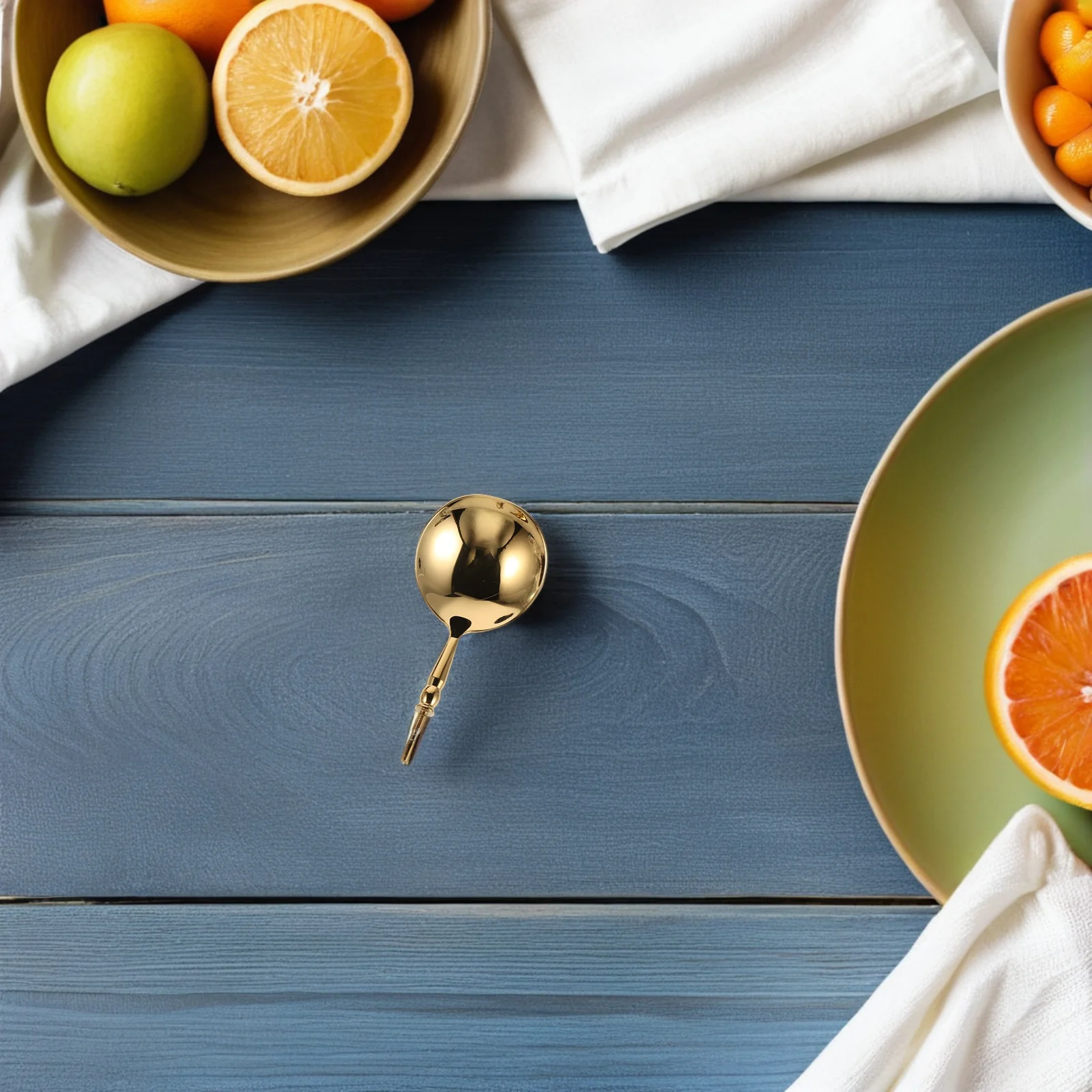 

Elegant Stainless Steel Round Spoon Head High Quality Kitchen Tool for Everyday Use Dishwasher Safe Non Corrosive