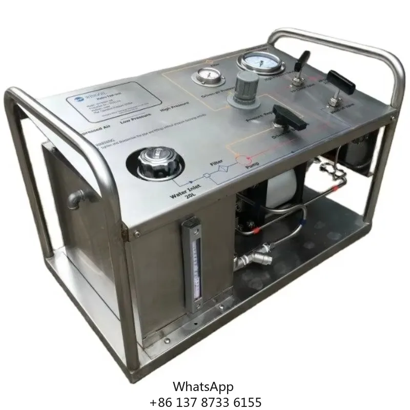 High Pressure Chemical Injection System Hydro Test Pump Testing Unit