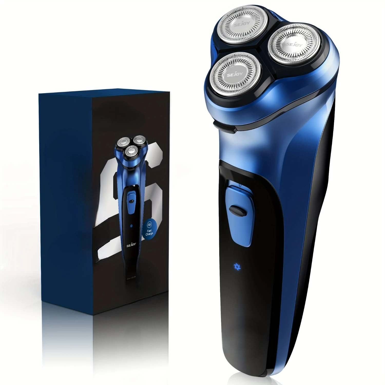 Sejoy High-Quality Cordless Rechargeable Shaving Machines for Men with Pop Up Trimmer - Premium Washable Design with LED Display