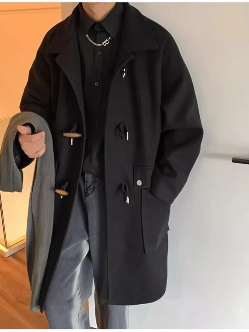 

Wool Blend Coat For Man Mans Feather Plume Quill Pinion Flight Covert Contour Filoplume Bristle Barb Barbule Hooklet Hamulus Ins