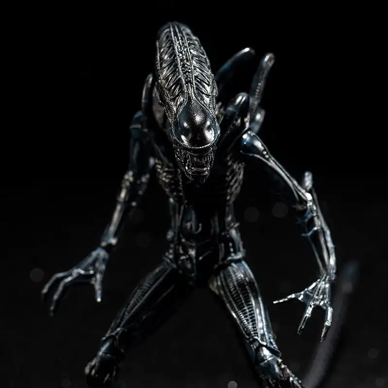 HIYA Exquisite Mini Series ALIENS Crouching Alien Kokor Action Figure, Movie PREDATOR, Collection Model Gift, 1:18, En stock