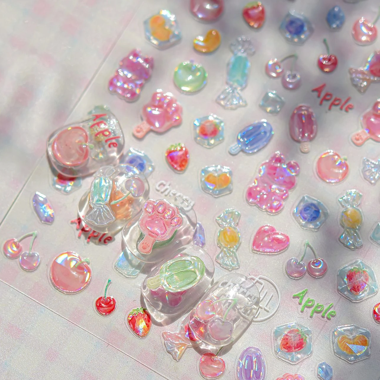 Zomer Citroen Plakjes Lime Kiwi Grapefruit Oranje Citrus Junos Pomelo Kiwi Berry Grapefruit Nail Art Stickers Manicure Decals