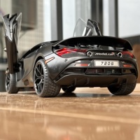 1:18 McLaren 720S Supercar Sports Car Alloy Metal Diecast Model Car Sound & Light Pull Back Collection Hobby Decoration Present