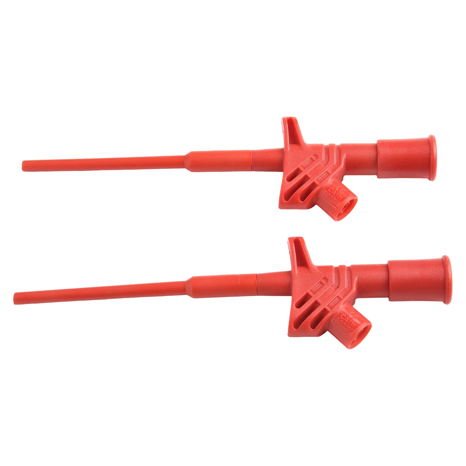 Crocodile Clips Insulated Test Leads 10A Current Test Probes Banana Connector Compatible For Electrical Measurement