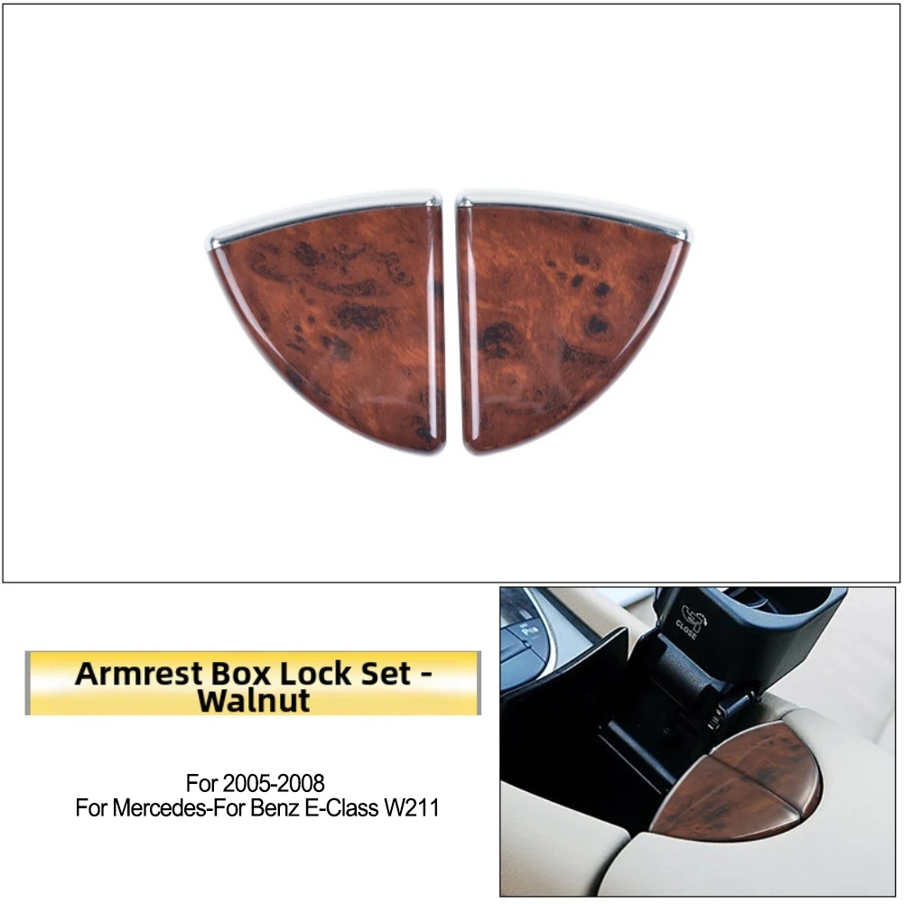 Replacement Armrest Lock Cover for Mercedes for E Class W211 2005-2008 Console Lid Part Number 2116804284 Fitment with LHD and