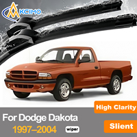 2-Pieces Windshield Wipers For Dodge Dakota 1997–2004 Front Wiper Blades Exact Fit All-Season Rubber Replacement Pair