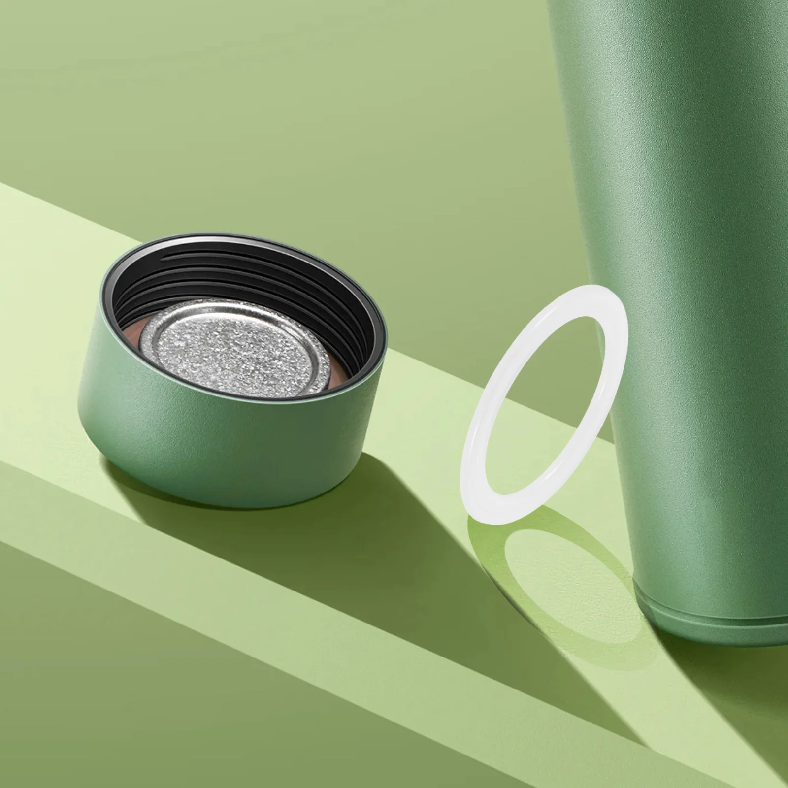 

4pcs Durable Silicone Seal Ring Replacement For Insulated Bottle Lid Leakproof Gaskets Replacement Sealing Ring Lid Seal Tool