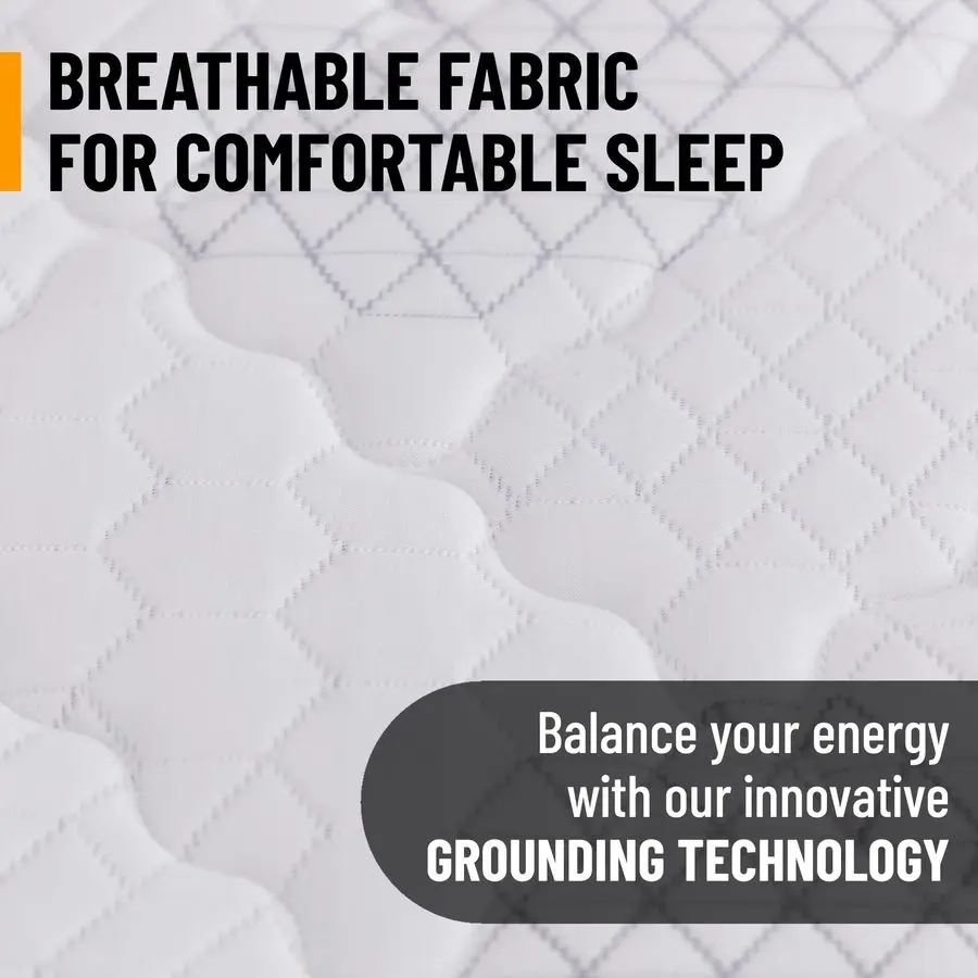 9 مرتبة هجينة مزدوجة مصنوعة في الولايات المتحدة الأمريكية ملفات جيب فردية amp CertiPURUS سرير خالي من الألياف الزجاجية في صندوق