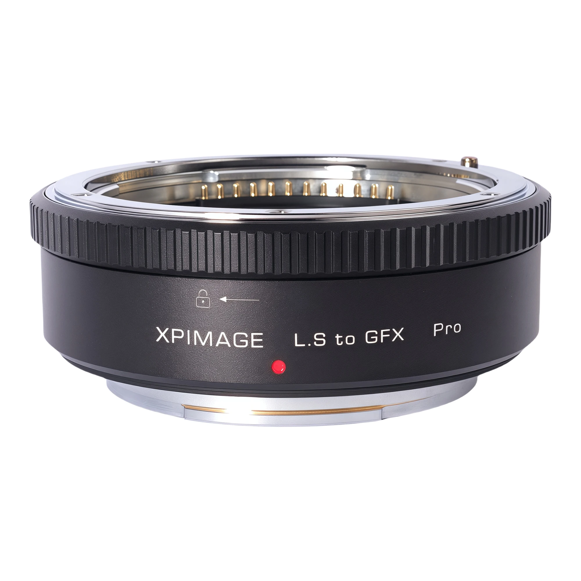 

XPIMAGE Electronic Lens Mount Adapter Ring Compatible with Leica S Lens to Fujifilm GFX Camera GFX50 GFX100 Auto Aperture