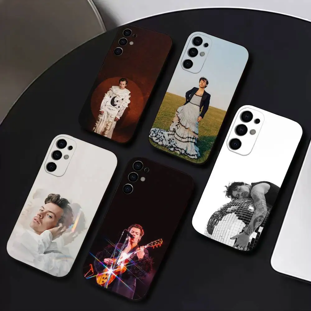 

Singer H-HaRRy S-Styles Phone Case For Samsung S25,S24,S21,S22,S23,S30,Ultra,S20,Plus,Fe,Lite,Soft Black Cover