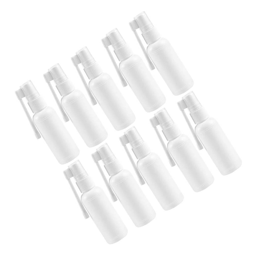 10 قطعة 20 مللي زجاجة رذاذ فارغة مدمجة مانعة للتسرب مناسبة للسفر بخاخ رذاذ لتخزين السوائل على الزجاجة #3