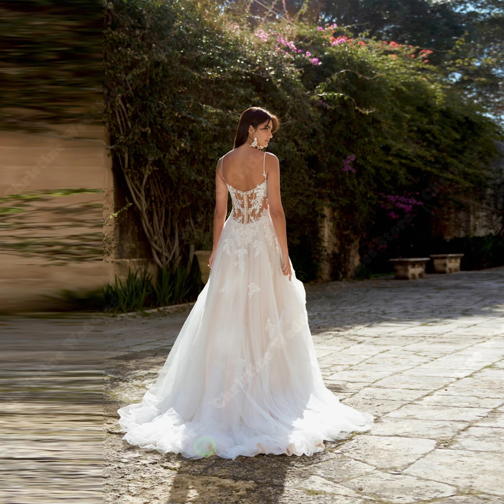 Robes De mariée élégantes sans manches pour femmes, à paillettes brillantes, longueur De nettoyage, pour Banquet, personnalisées, 2025