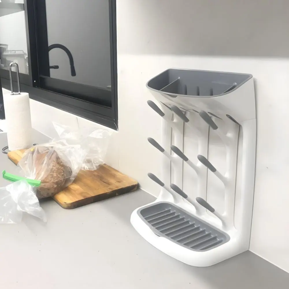 

Прочная вертикальная сушилка для детских бутылочек, экономия места, многоцелевой держатель для хранения, органайзер на столешнице, аксессуары для детских бутылочек