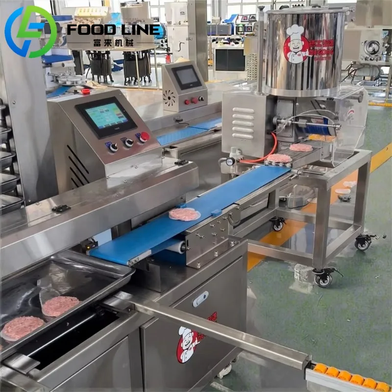 Automatic Hamburger Patty and Burger Molding Machine for Chicken Nugget Meat Pie Beef Patty with Motor As Core Component