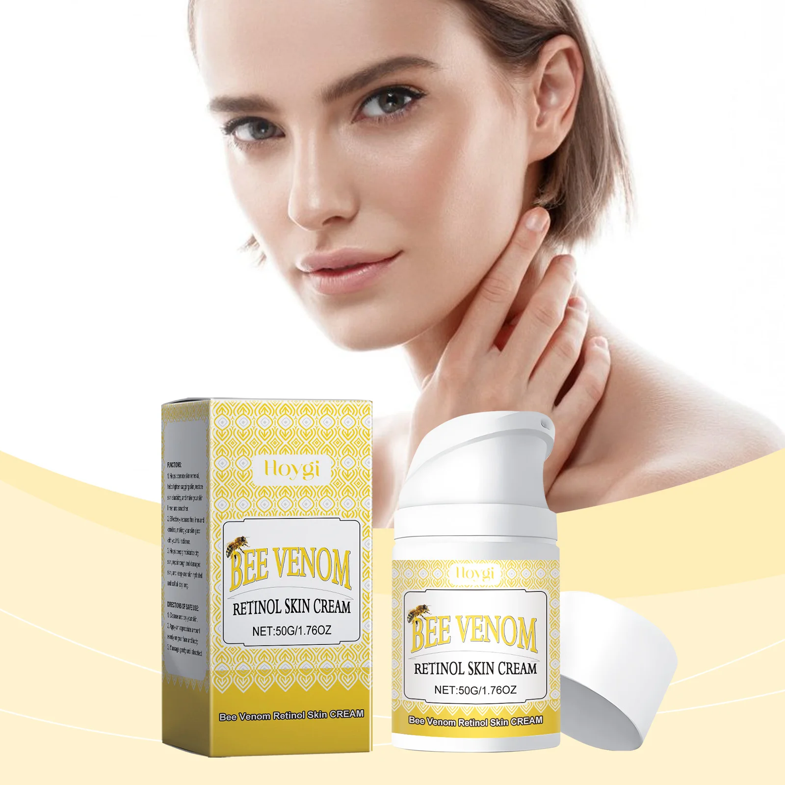 

Hoygi Retinol Skin Cream Deep Moisturizing Skin Firming Gentle Skin Care Moisturizing Facial Care