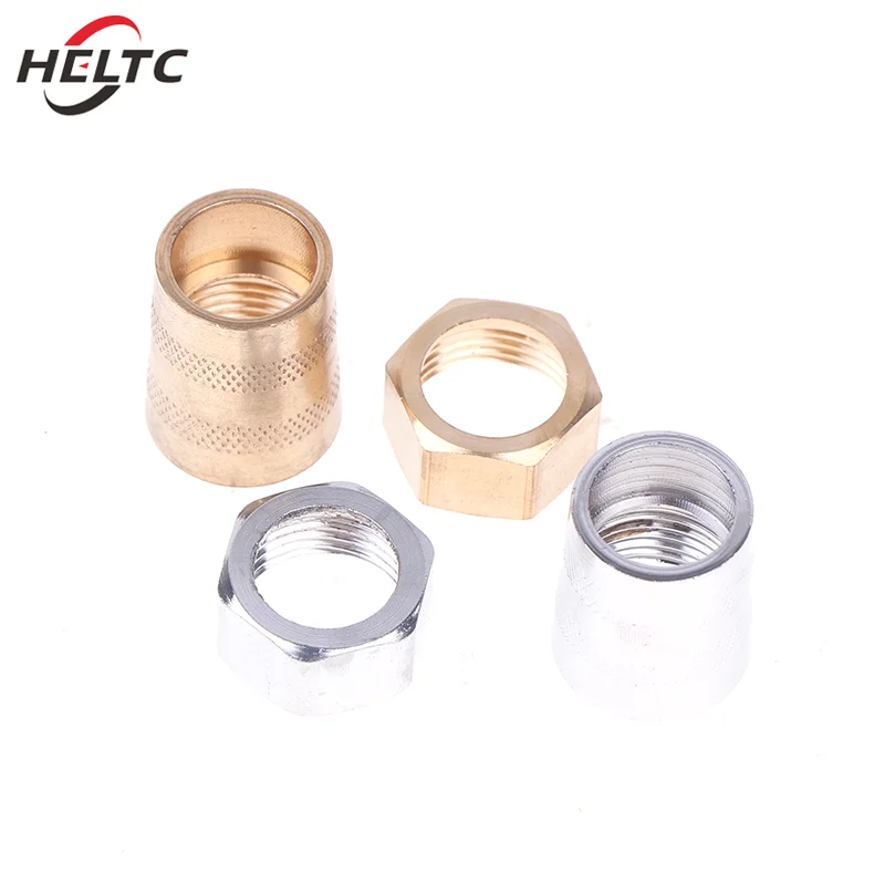 1Pc Shower Hose Nut Connector Connection Water Inlet Pipe Interface Nut Nozzle Connector Screw Parts Accessories