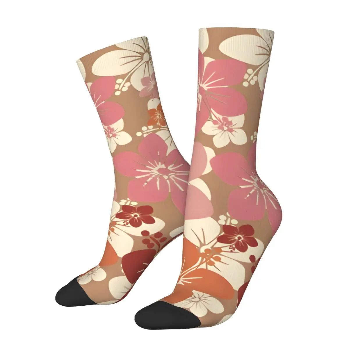 Flower Market Print Flower Market Poster Wall Art Men's compression Socks Unisex Harajuku Seamless Printed Novelty Crew Sock