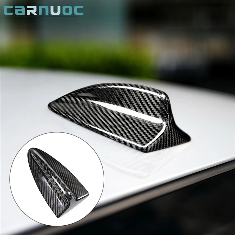 

Car Interior Decorative Accessories For BMW 3 Series E90 E92 E93 2005-2012 Carbon Fiber Antennae Stickers Cover Trim