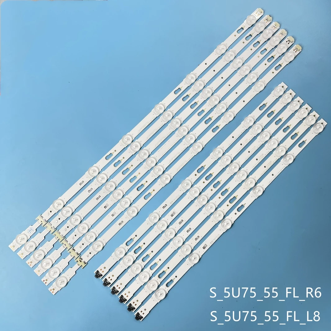 Retroiluminación LED para UN55JU6000 UN55JU6500 UE55MU6202 UE55MU6275 UE55MU6200 UE55JU6580 UE55JU6640 UE55JU7090 UE55KU7500