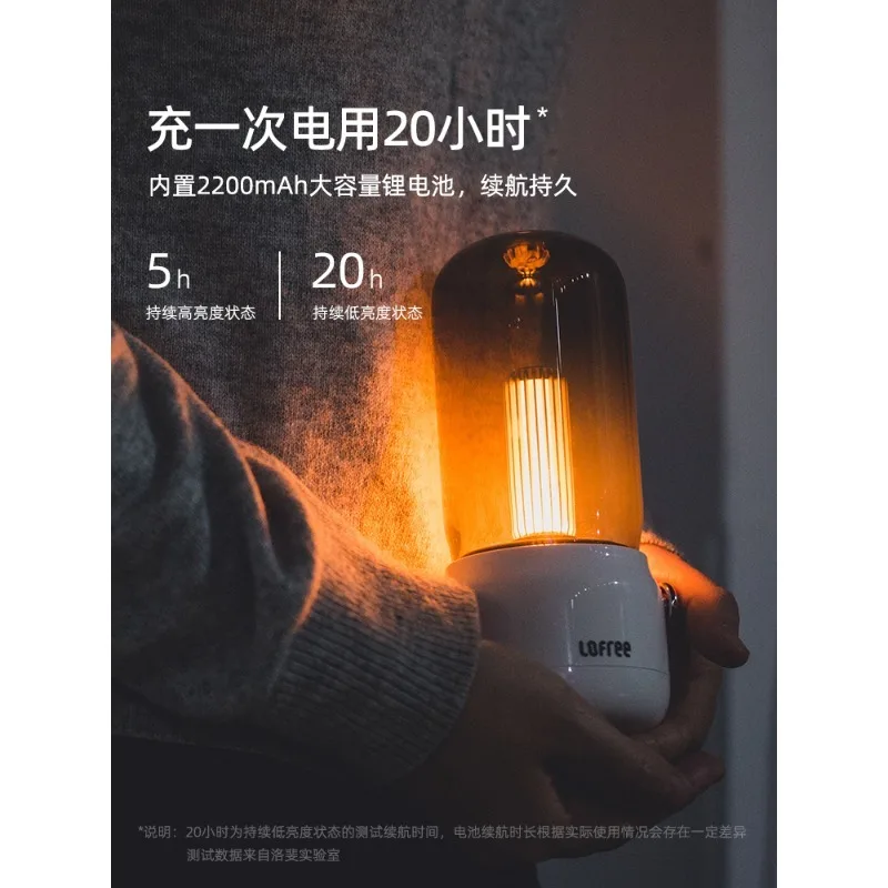 Оригинальный ретро-светильник Lofree CANDLY USB-подставка для зарядки два режима освещения теплый как окружающий свет Прямая поставка спальный Фото №6