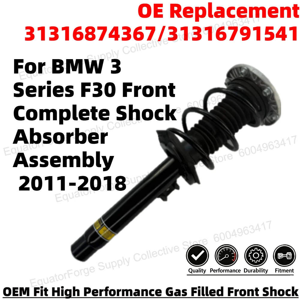 

High Performance Durable Front Complete Shock Absorber for BMW 3 Series F30 Smooth Ride OE Replacement 31316874367/31316791541