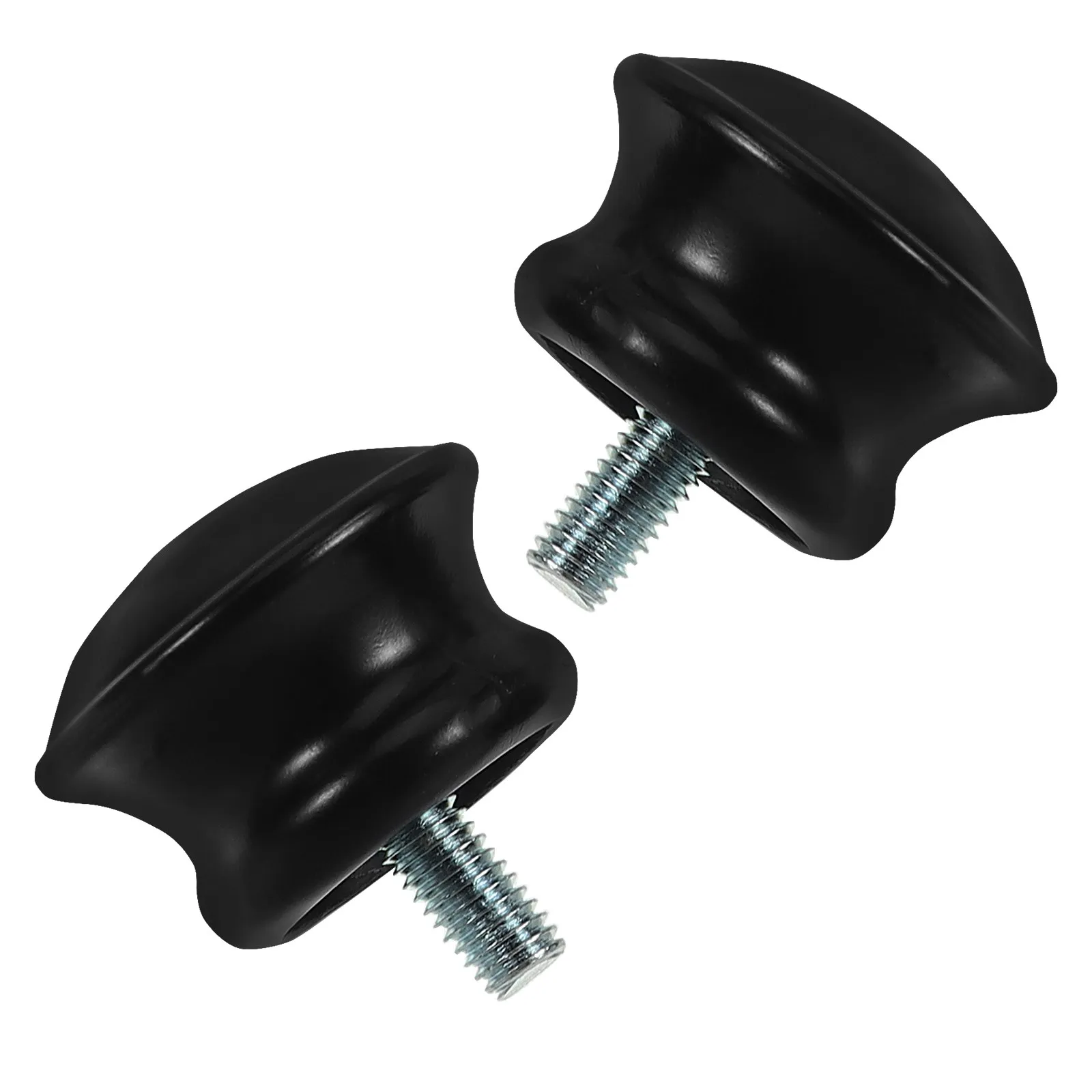 2Pcs Curtain Rod Decorative End Caps Elegant Finials Seamless Cover for Window Curtain Rod Bedroom Office Hotel Use