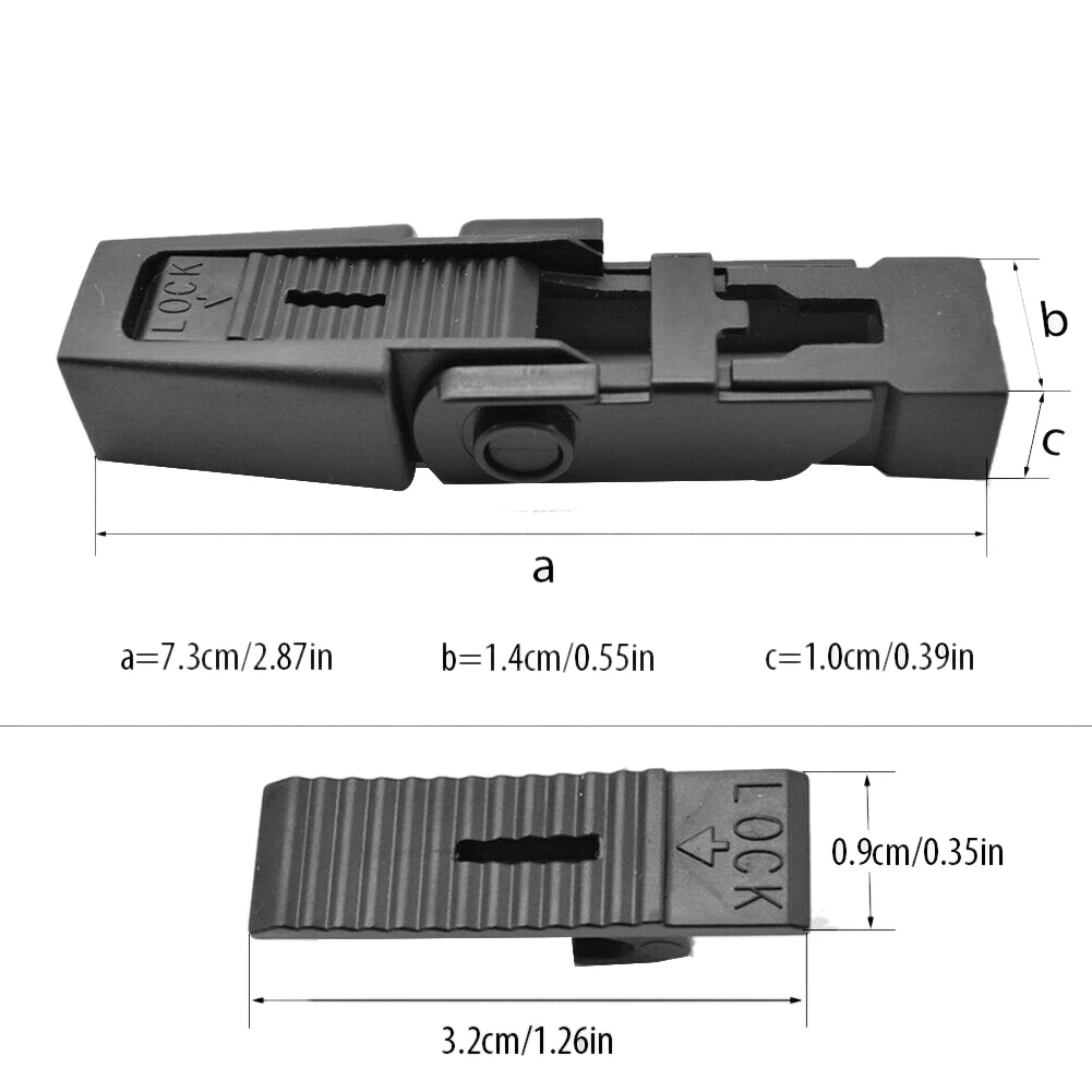 2Pcs Front Wiper Blade Arm Retaining Lock Clip for II Range L322 DKW100020