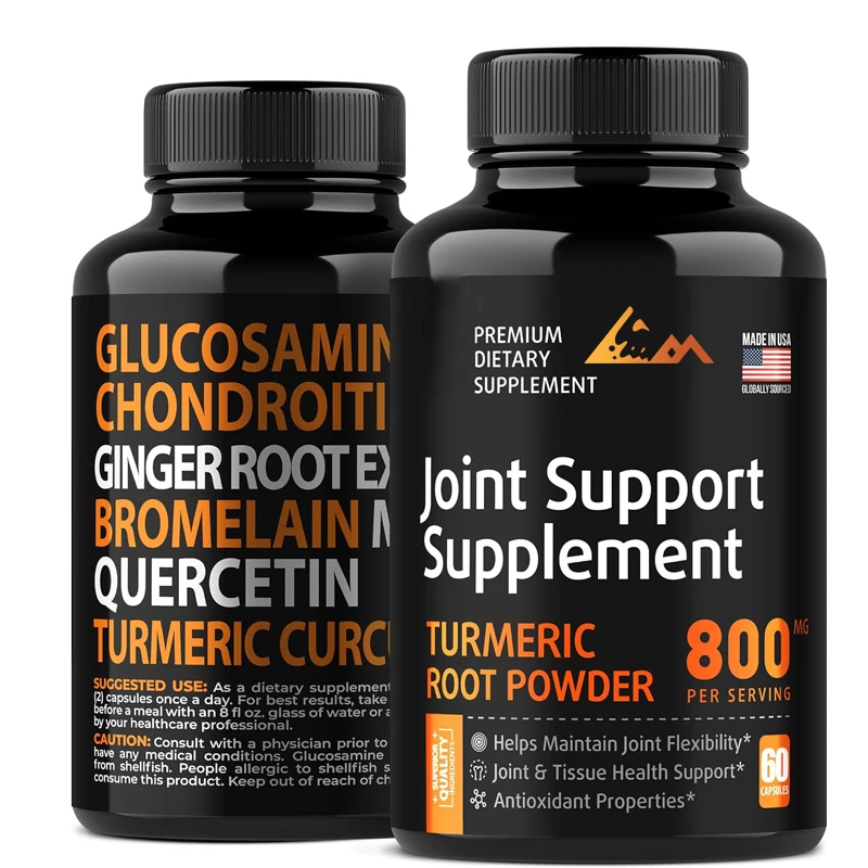 

Joint support supplement suitable for men and women, helps with inflammatory response, knee support, 60 capsules