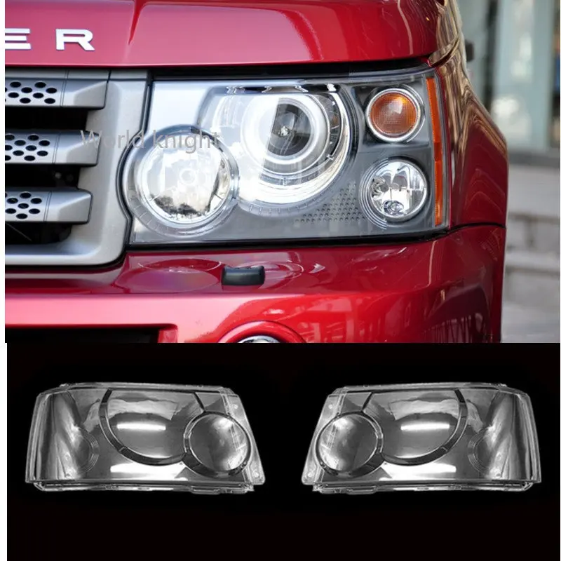 

Car Headlight Clear Lens Headlamp Clear Coupe Convertible Bright Shell Cover For Land Rover Rang Rover Sport 2006 2007 2008 2009