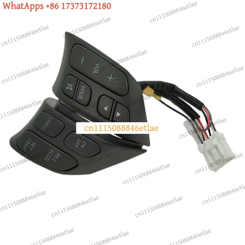 Car Steering Wheel Volume Cruise Control Multimedia Switch Button Audio MID Knob For Mazda 3 2006-2009 NR-BS3E-66-4M0